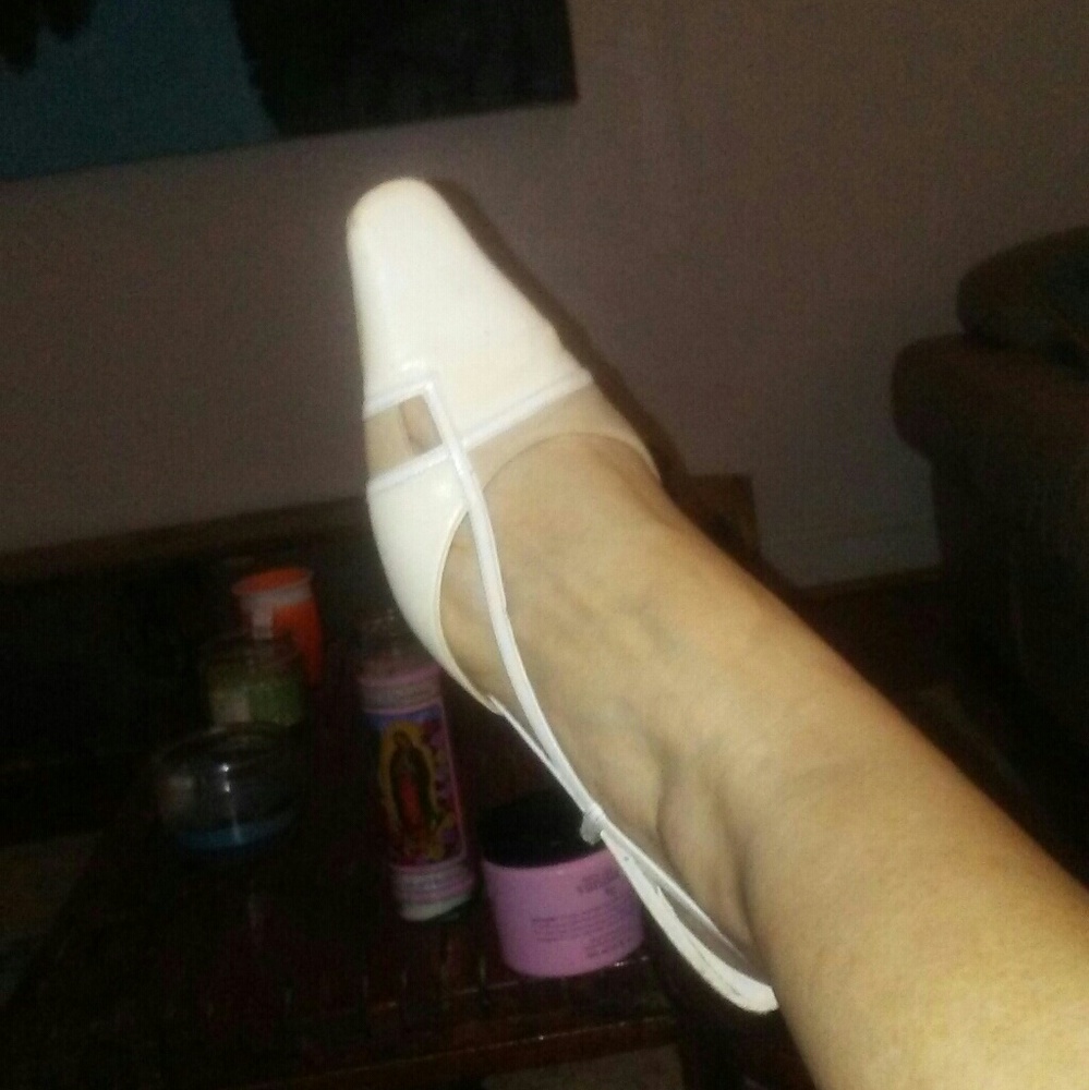 Charles Jourdan multi color neutral slingback